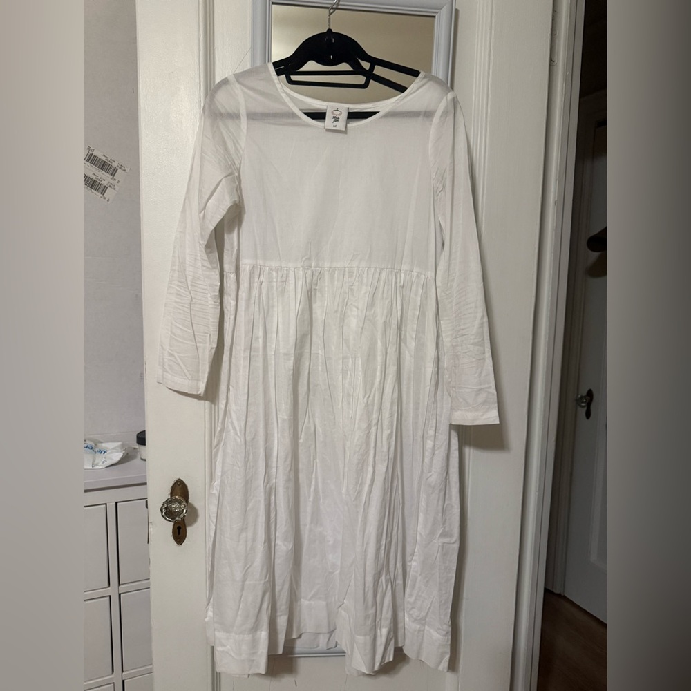 Petticoat, Long Sleeve - White Magnolia / M